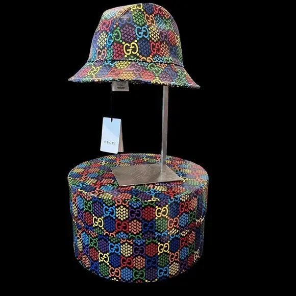 GucciGG Psychedelic Bucket Hat w/ Tags